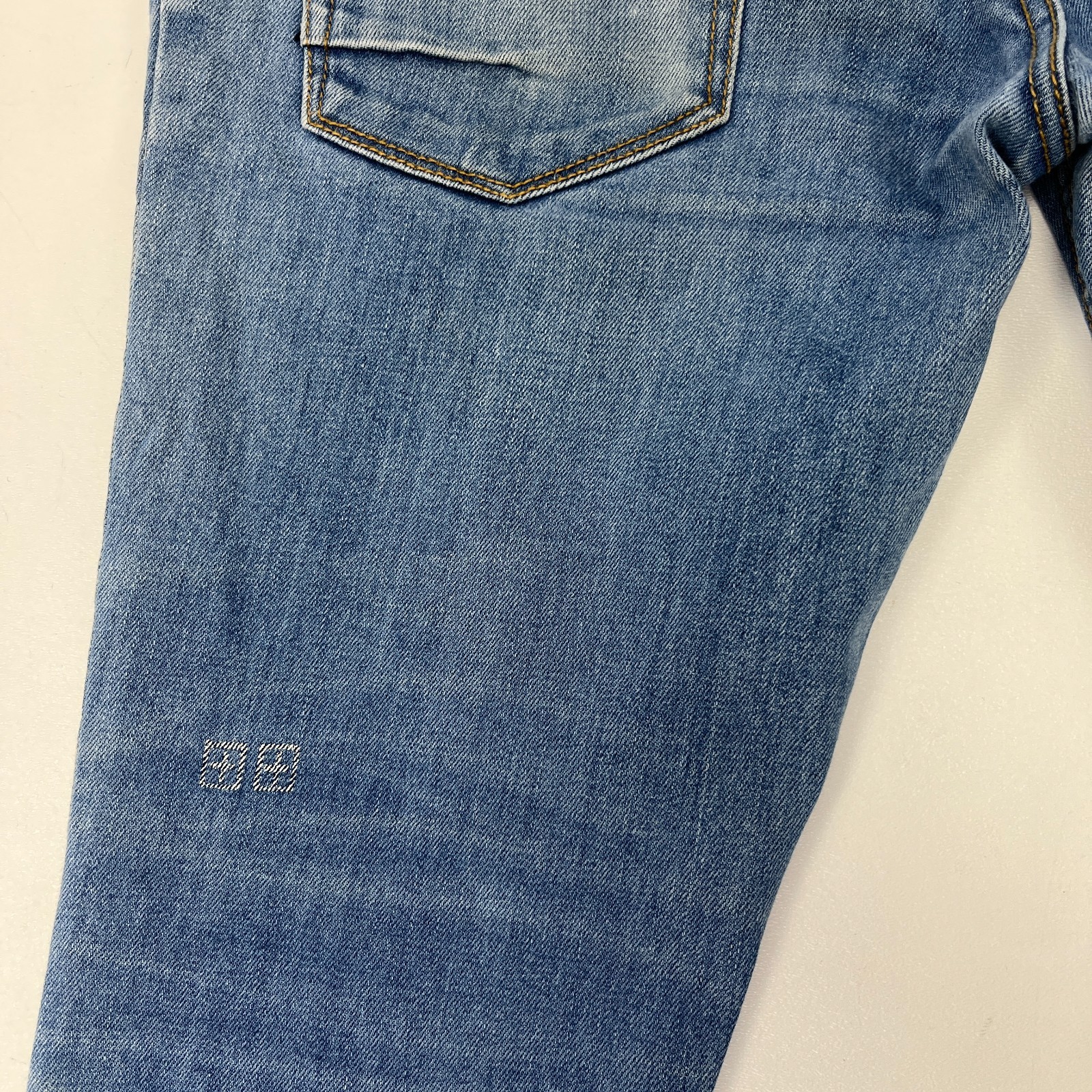 KSubi Jeans Van Winkle Exit Dust Blue Mens 30″ Skinny Fit Stretch Street