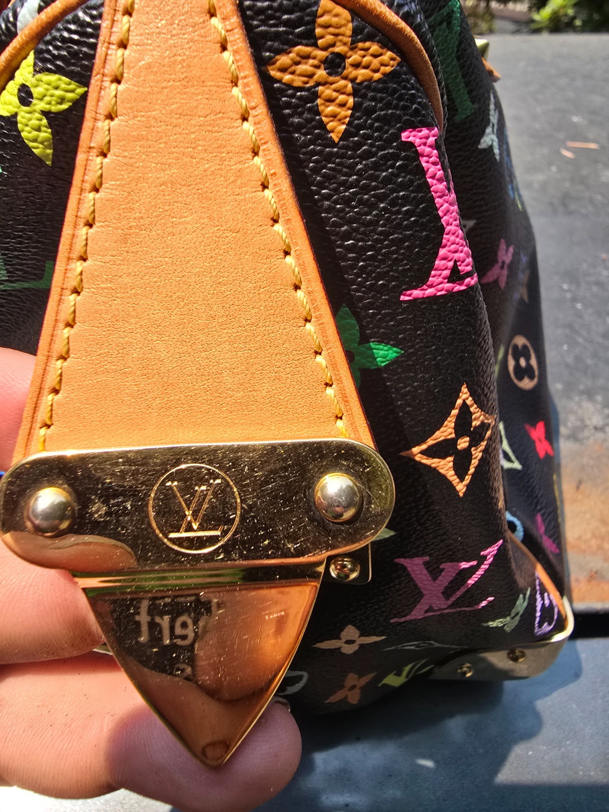 Louis Vuitton Takashi Murakami Speedy 30 Noir Bag Multicolor Black Monogram