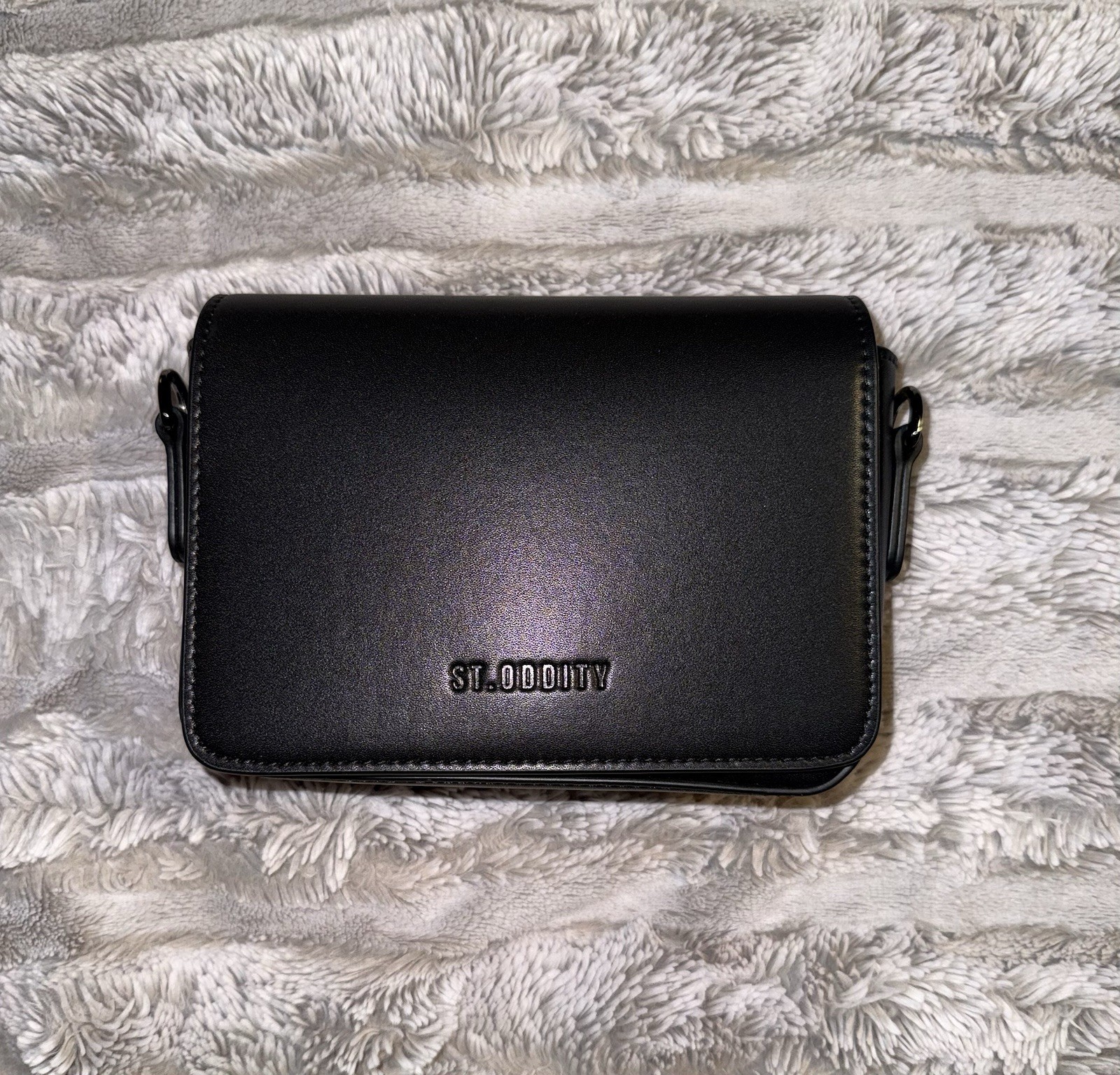 ST.ODDITY Black Crossbody Bag with Street & Chain Strap/Coin purse/Dust bag