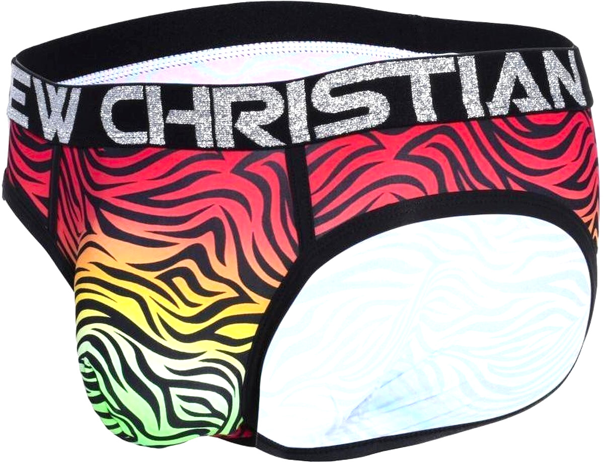 Andrew Christian Pride Zebra Brief – 91795 – Small, Medium & Large