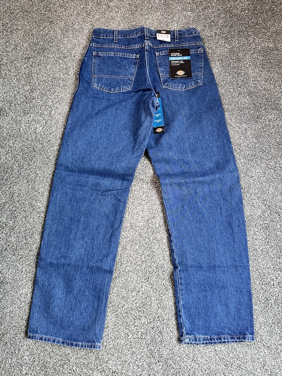 Dickies Relaxed Fit Double Knee Men’s Jeans Size 32×34 Carpenter Work Wear