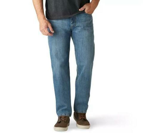 LEE Regular Fit Jeans Straight Leg Regular in Seat & Thigh At Waist Dakota Blue