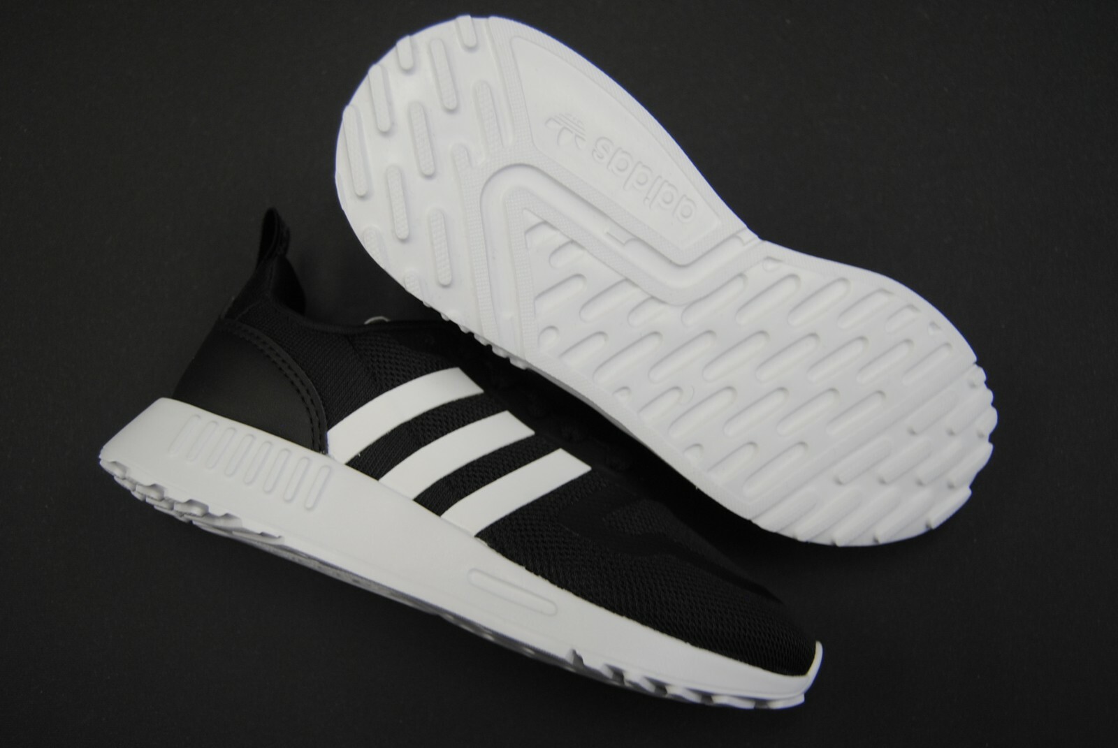 [G55538] NEW PRE SCHOOL KID’S ADIDAS ORIGINALS MULTIX C BLACK WHITE BLACK AK188