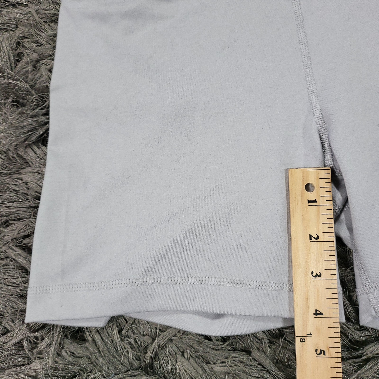 Yogalicious LUX Shorts Womens Large Gray Lux Everyday 5 Inch High Rise Biker