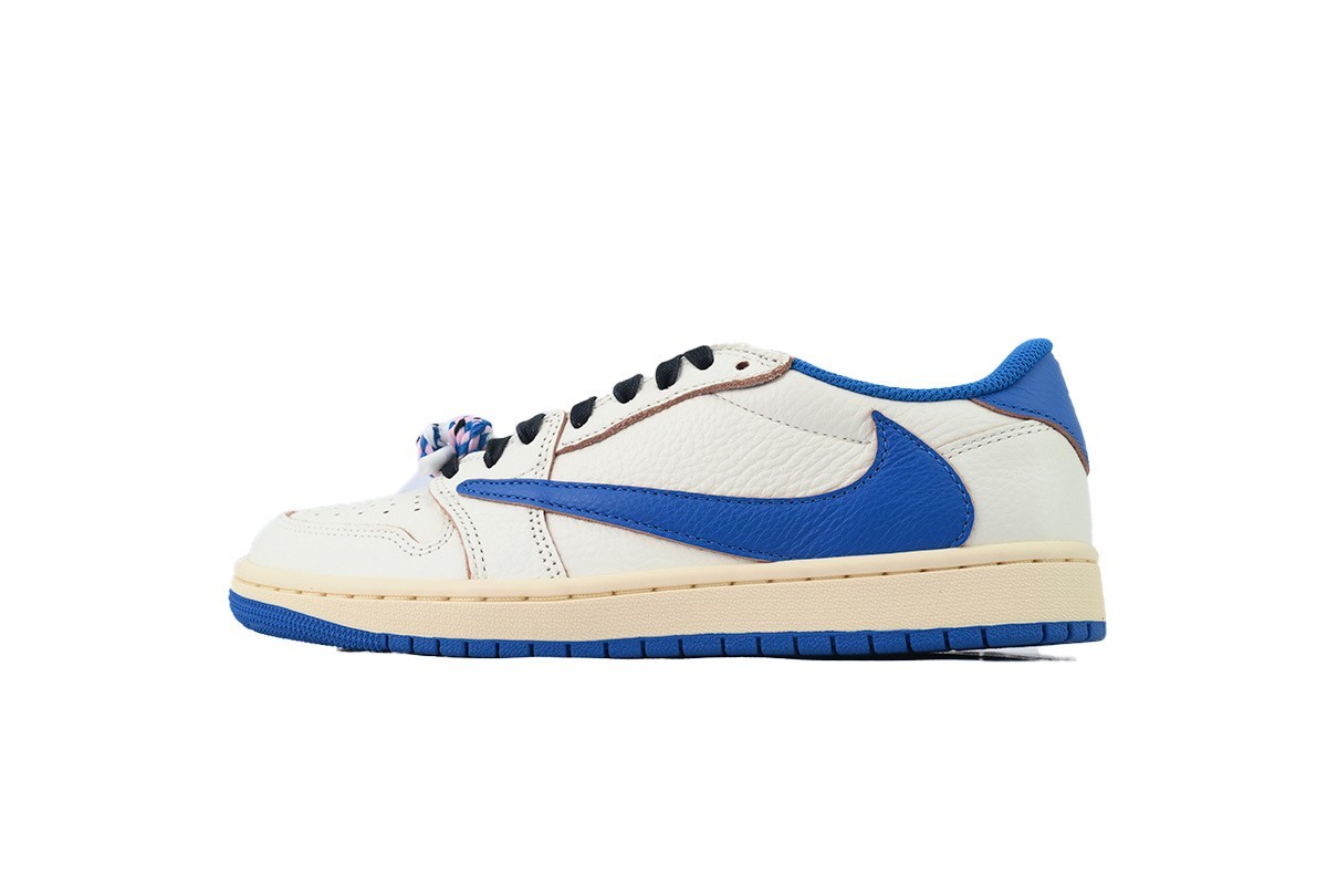 DM7866-104 Free Shipping Fragment Design x Travis Scott x Air Jordan 1 Retro Low