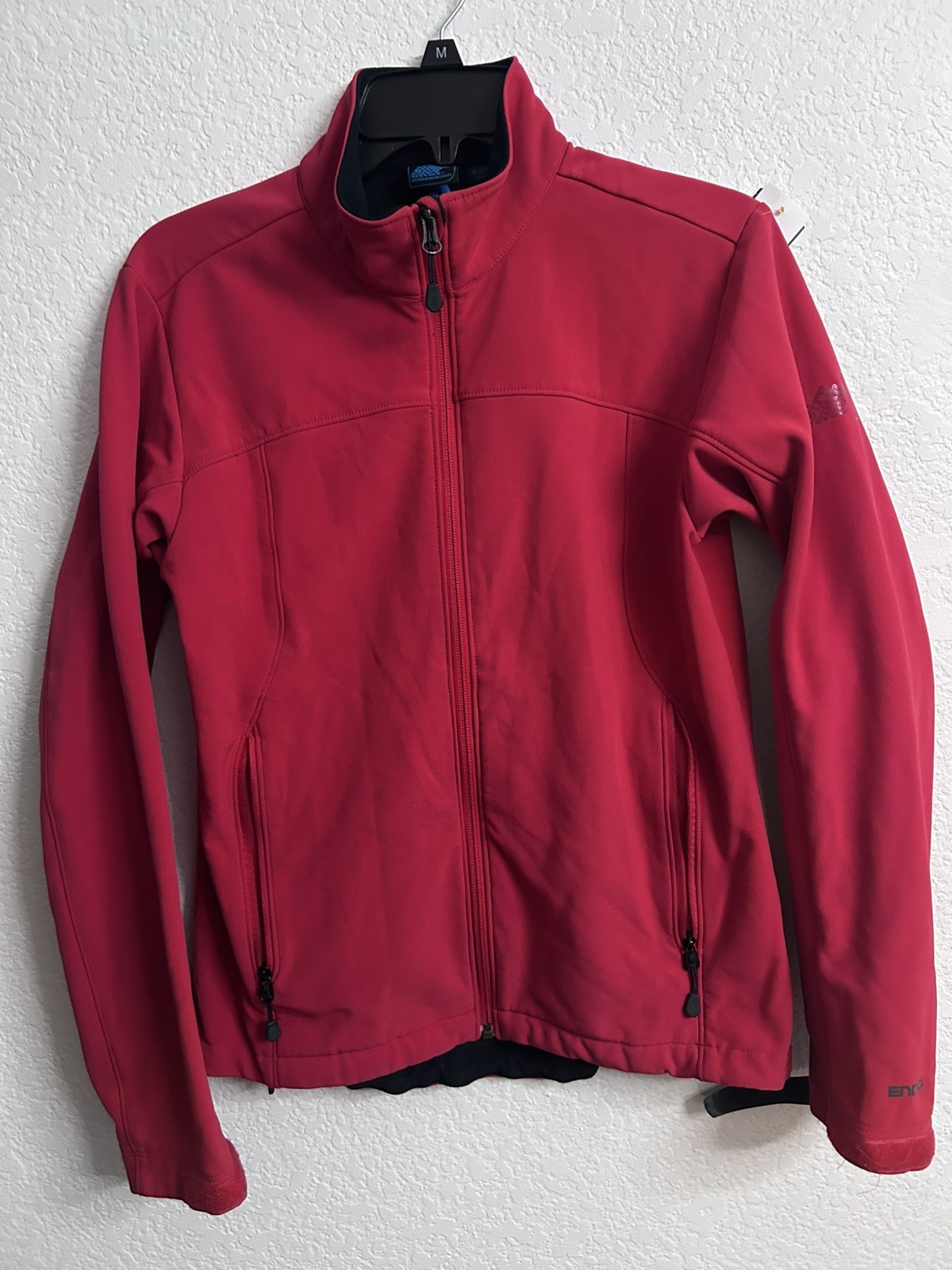 Eastern Mountain Sports Windstopper Size S Fleece Jacket Women’s Red Pockets