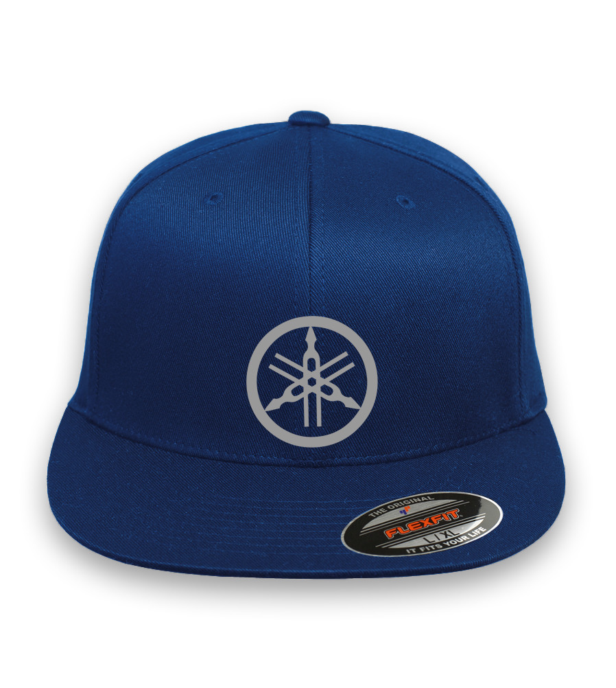 MOTORCYCLE RIDING YAMAHA CURVED OR FLAT BILL FLEXFIT HAT *FREE SHIPPING in BOX*