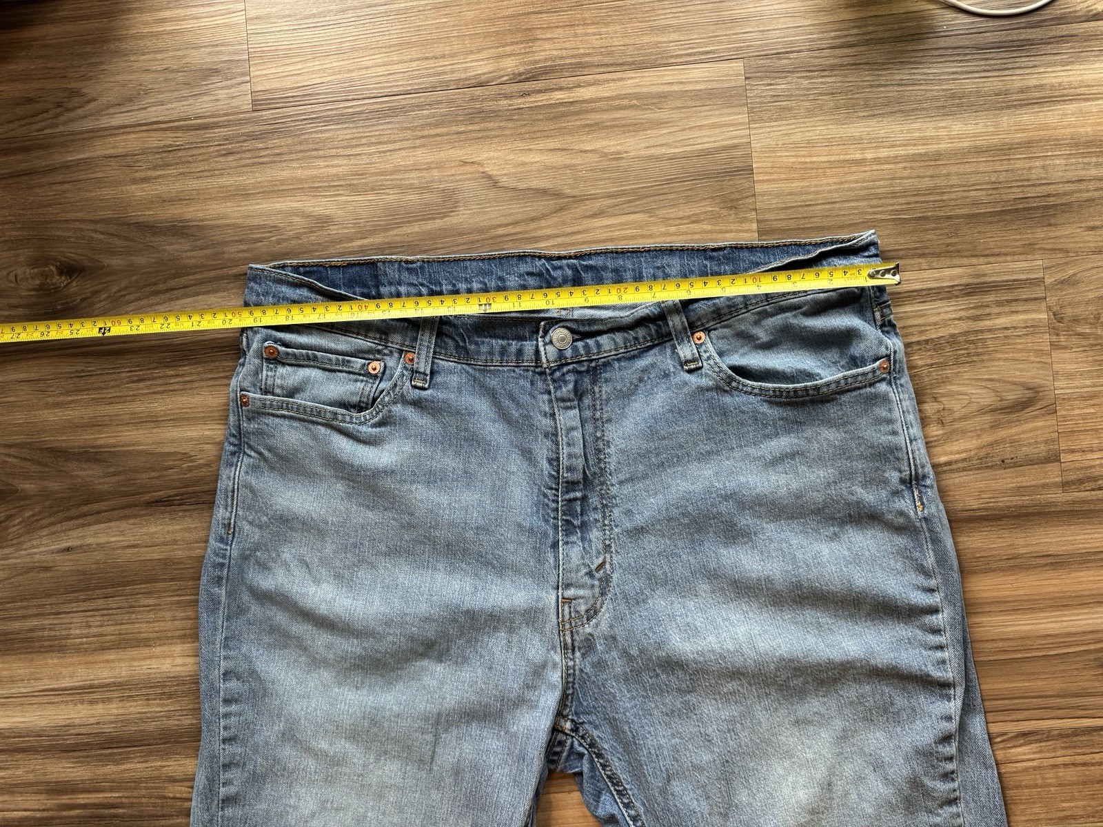 Levi’s 541 Athletic Taper Jeans Men’s 40×30 Light Wash Stretch Denim Blue