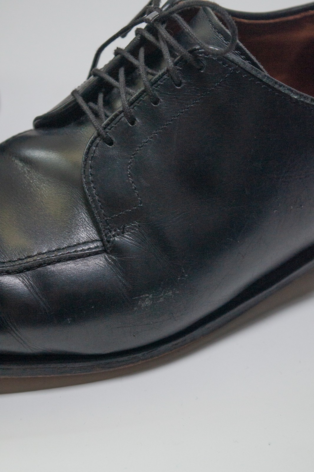 Allen Edmonds LaSalle Black Leather Split Toe Derby Dress Shoes Men’s Size 11.5D