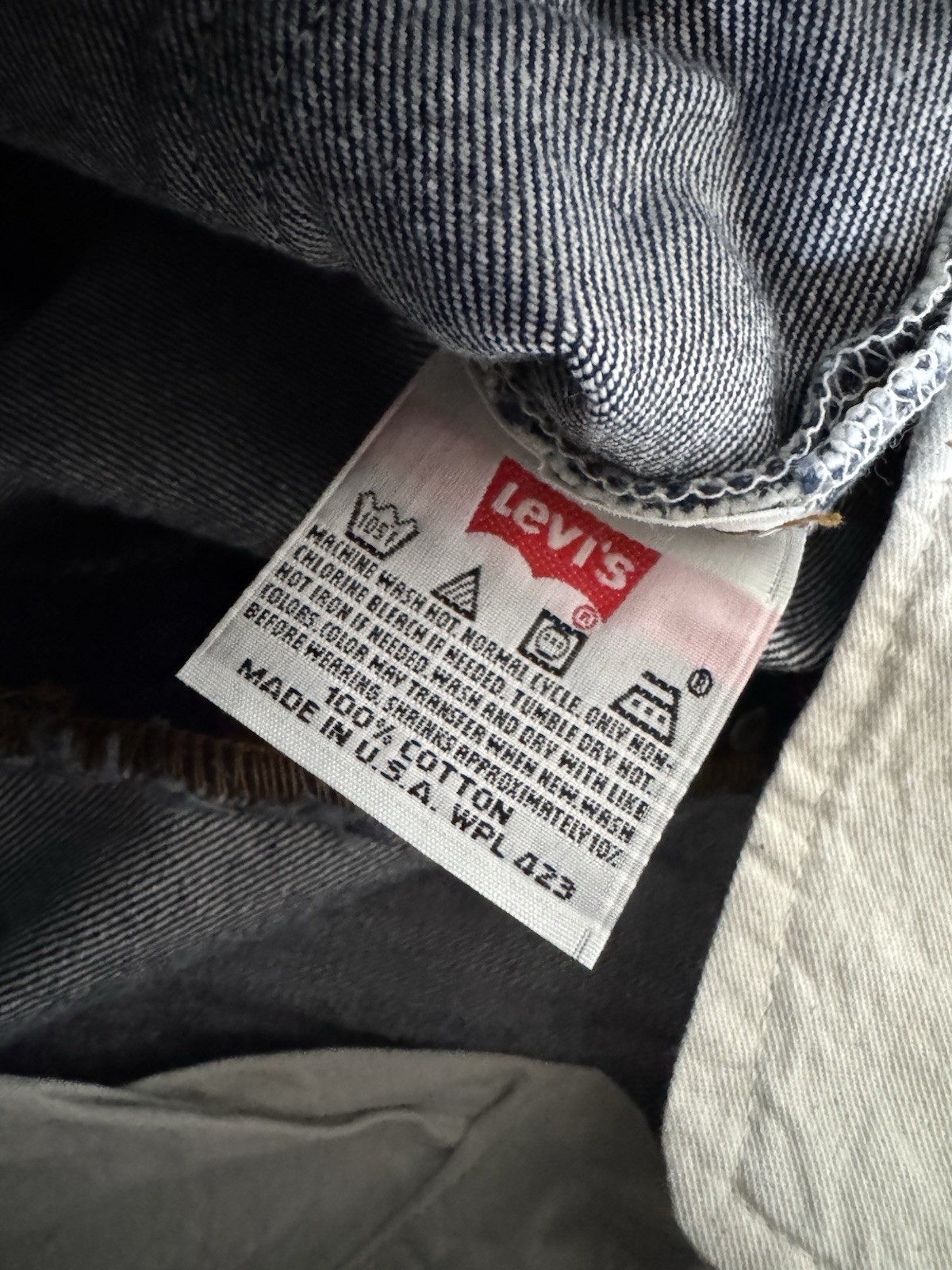 Brand New Levi’s 501xx Made In USA Valencia 555 09/99 Sz 36 X 30 Actual 33 X 28