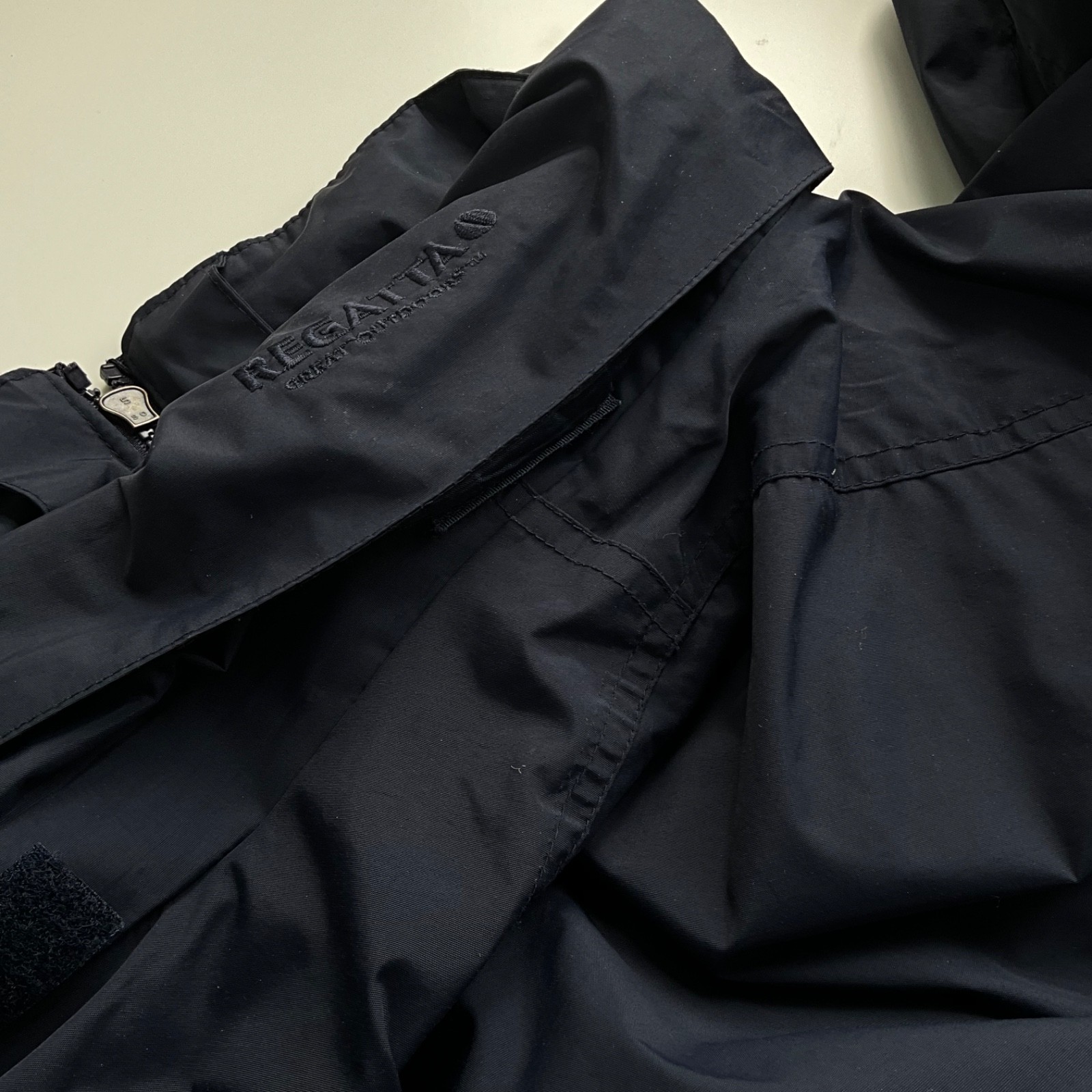 Regatta Mens Outdoor Jacket Navy Zip Up Waterproof Large 42” Isotex 5000