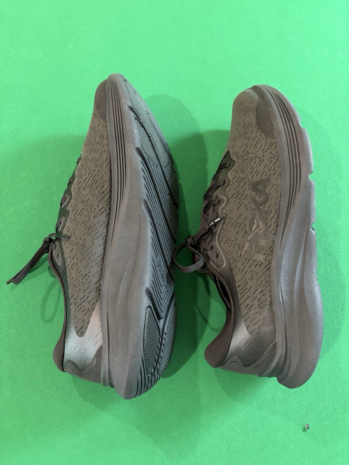 Hoka One One Solimar 2 Men Size 12.5 2E Black Running Sneakers Shoe 1177330 BBLC