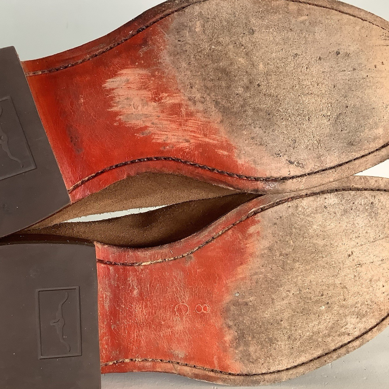 R.M. Williams Comfort Craftsman Suede Chelsea Boots in Brown / Size AU 8C / US 9