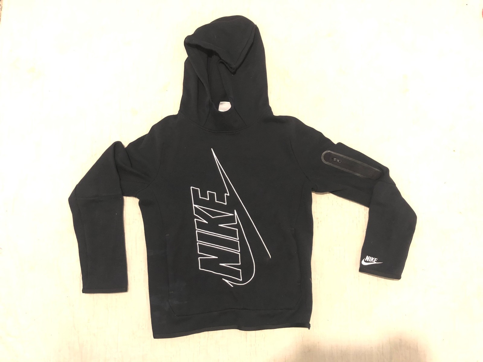Nike Boys Hoodie – Black – Size L (147-158 CM) – Sportswear Pullover