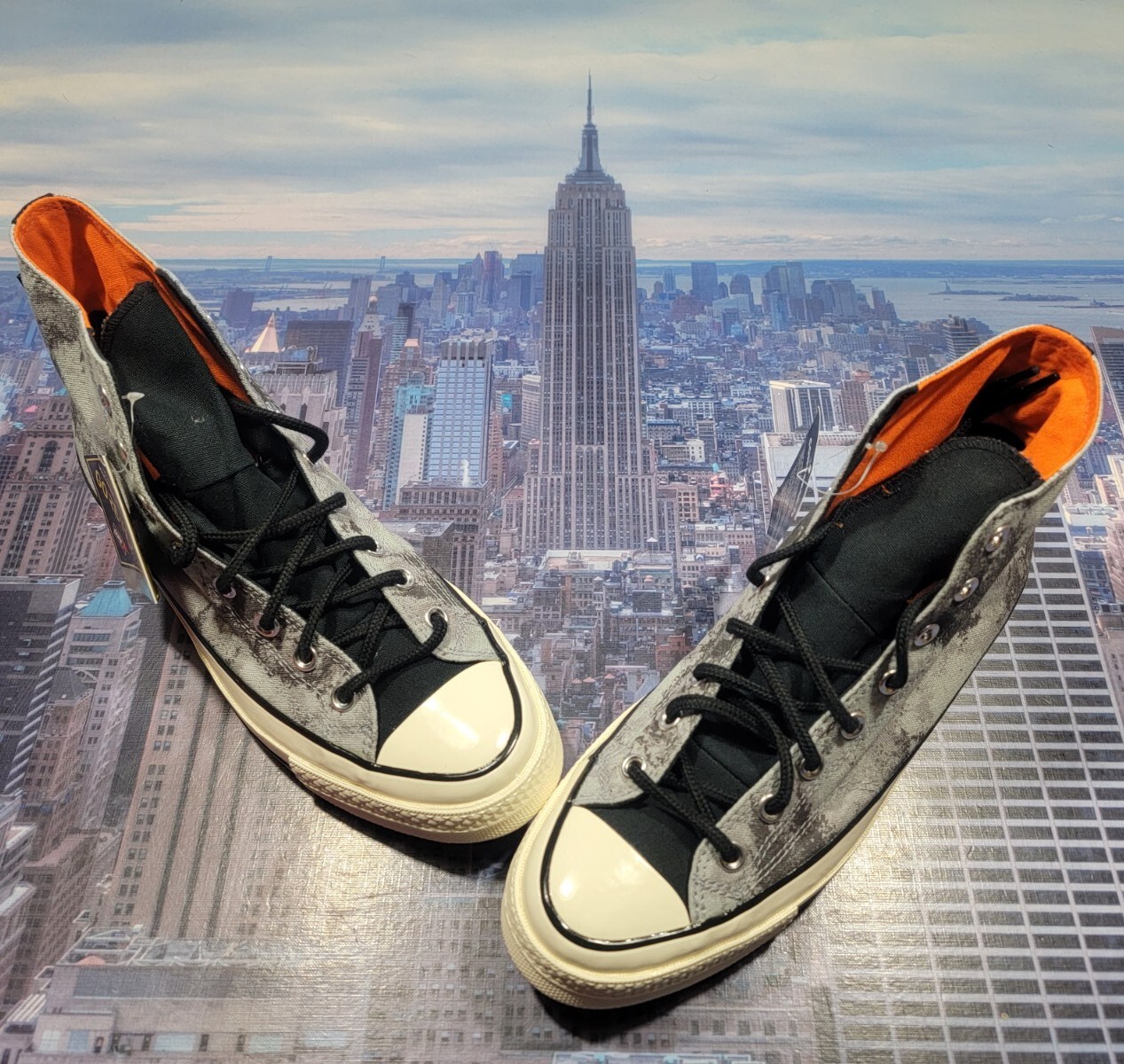Converse Chuck 70 Gore-Tex High Top Ash Stone/Egret-Black Mens Size 9.5 172206c
