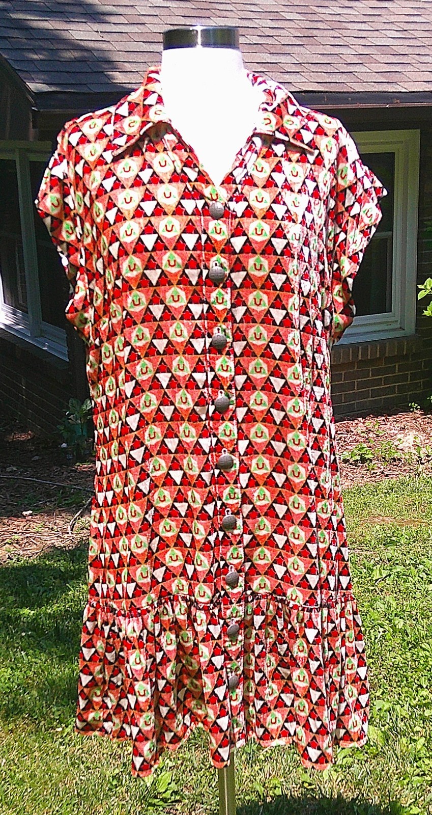 Double D Ranch Velvet Under the Western Stars Button Up Dress NWT Large