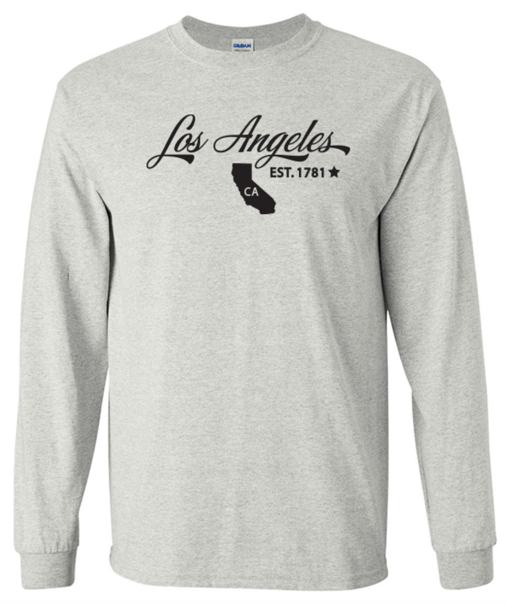 Los Angeles California T-Shirt Long Sleeve Graphic tee