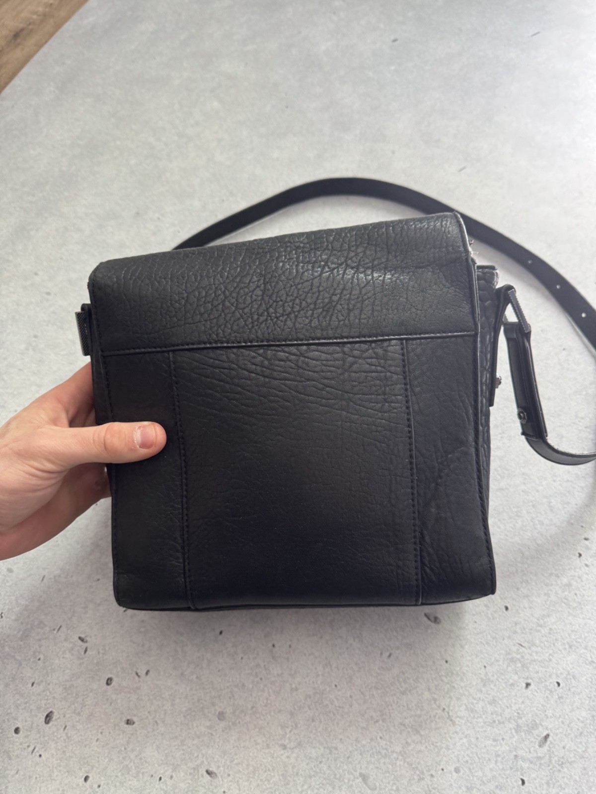 2000s Diesel Avant Garde Leather Crossbody Bag Grunge Opium Y2k