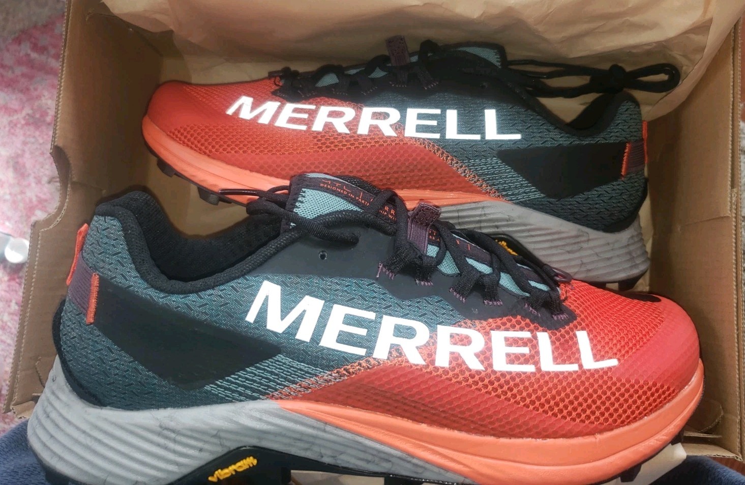 NEW Mens (CHOOSE SZ) MERRELL MTL Long Sky 2 Trail Runner🏃 J067141 TANGERINE 🍊