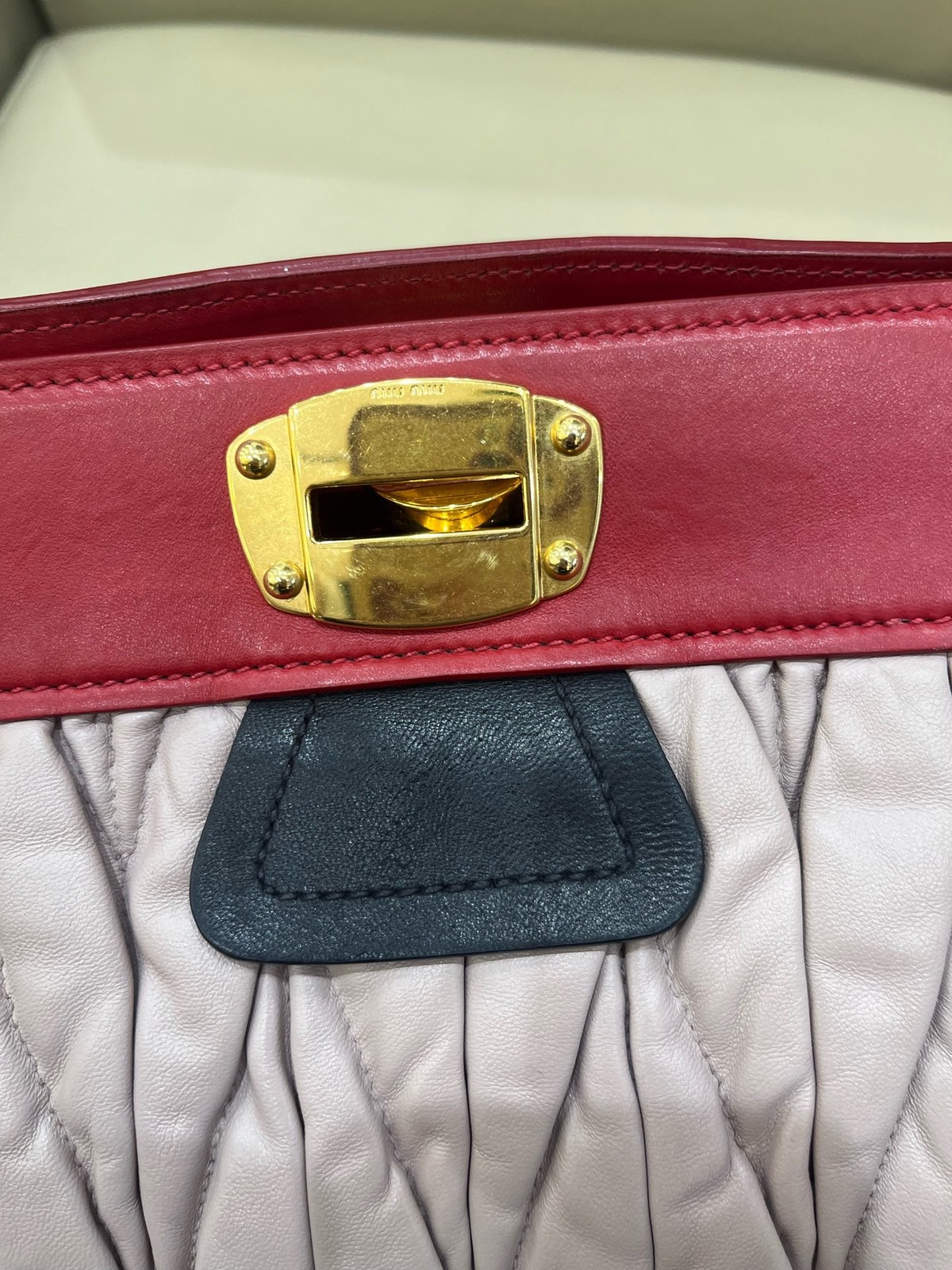 Miu Miu Pre-Owned Authentic Crossbody Bag Colorblock