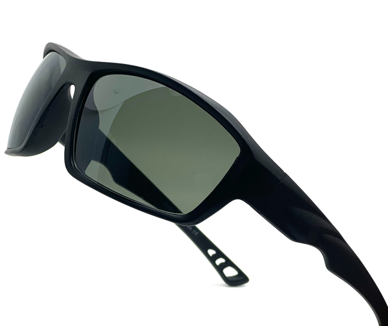Driving Sunglasses Blue Mirror Lens Black Frame Classic Shades Confortable Sport