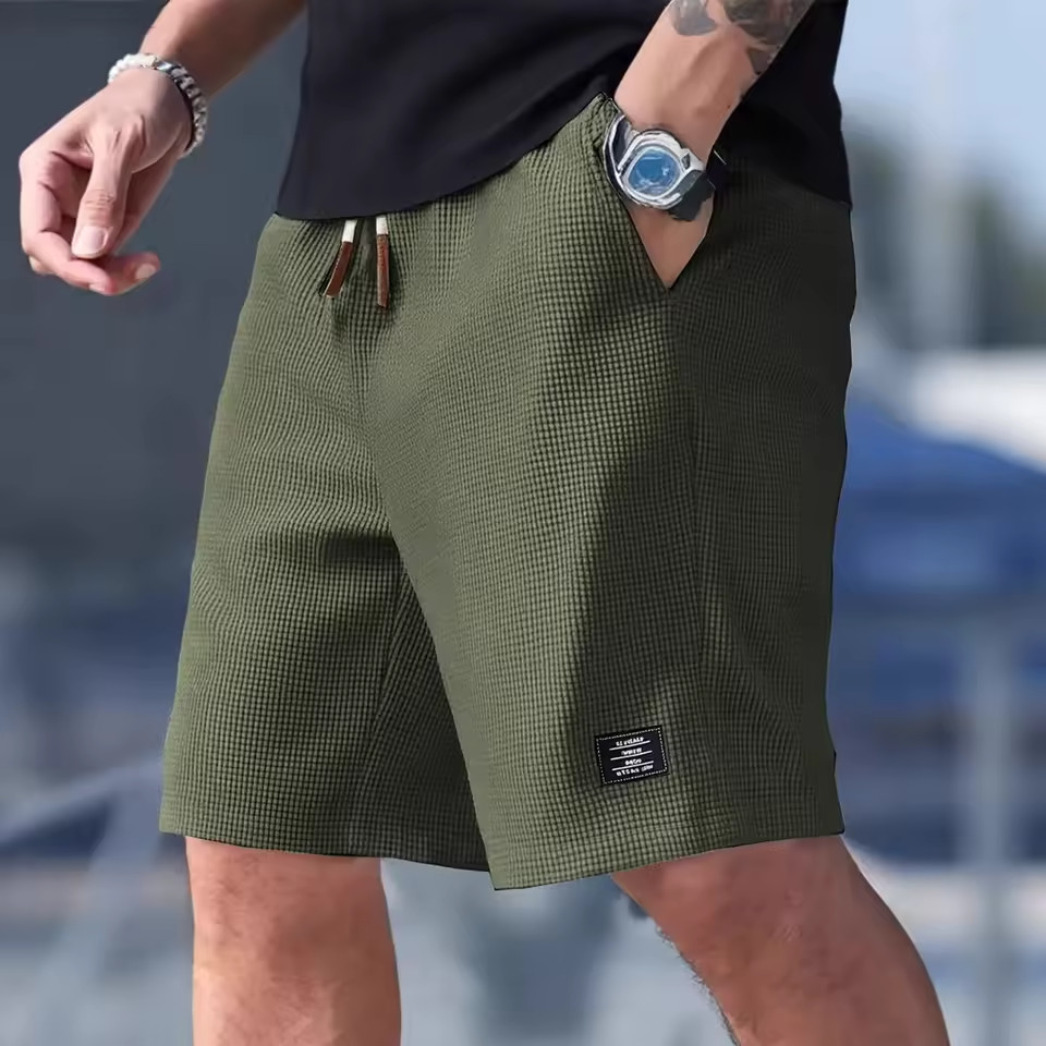 2026 New Men’s Shorts Casual Pants Beach Fitness Gym Sports Stylish Fabric Gift