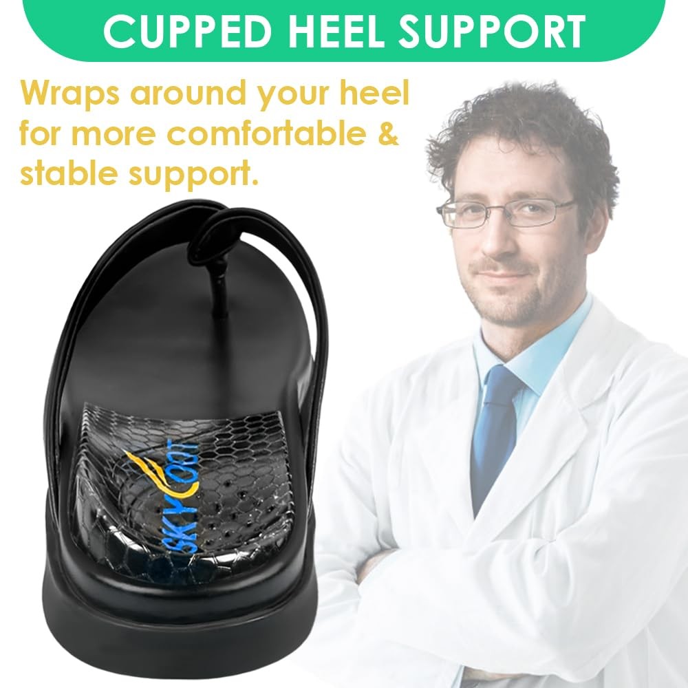 2 Pairs Heel Wedges for Over Supination & Over Pronation, Re-Usable Adhesive …