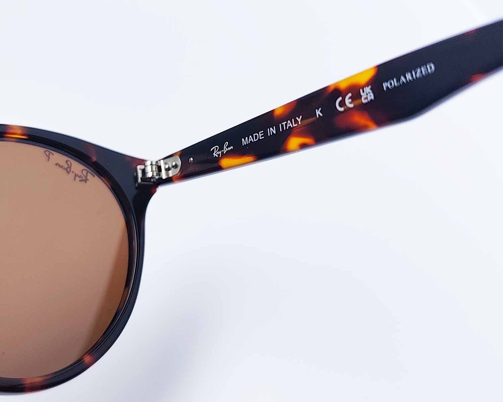 Ray-Ban Sunglasses RB2180 Polished Light Havana Frame Brown Lens 49mm Unisex