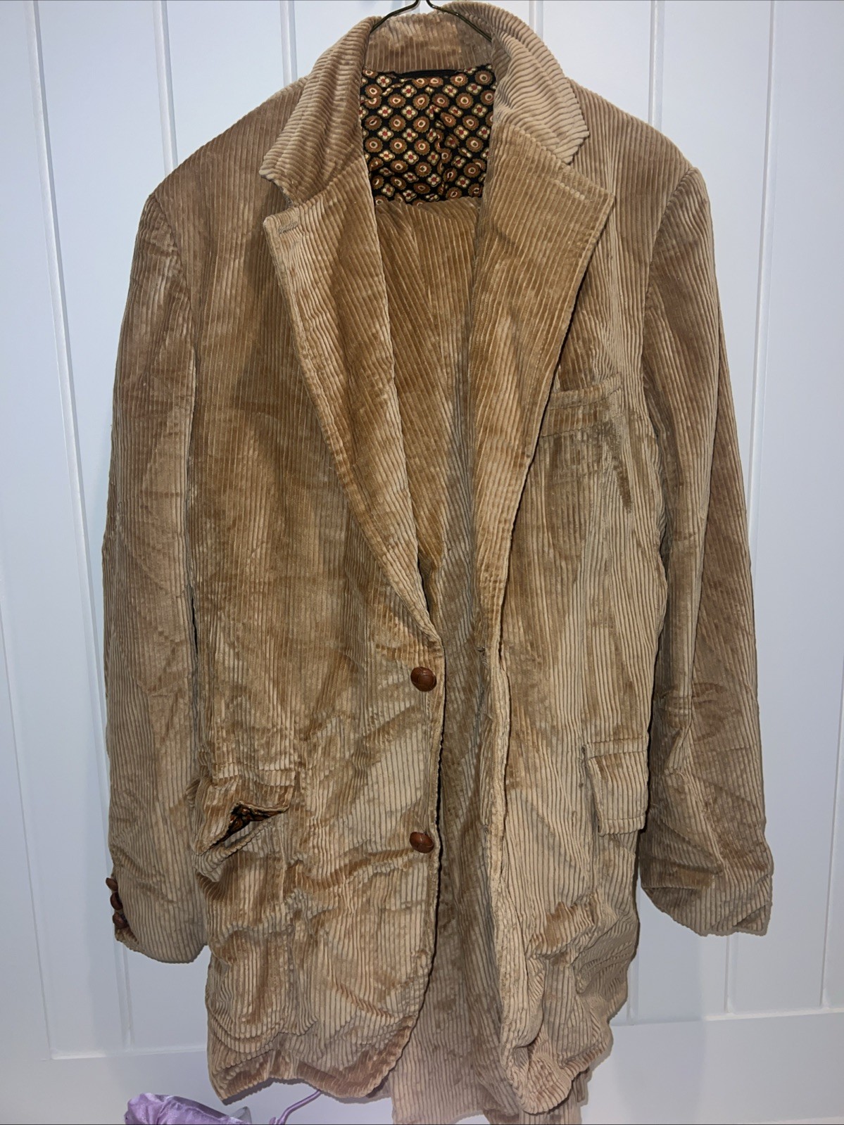 VTG Cricketeer Blazer Mens Corduroy Sports Coat + Pants Themed Party