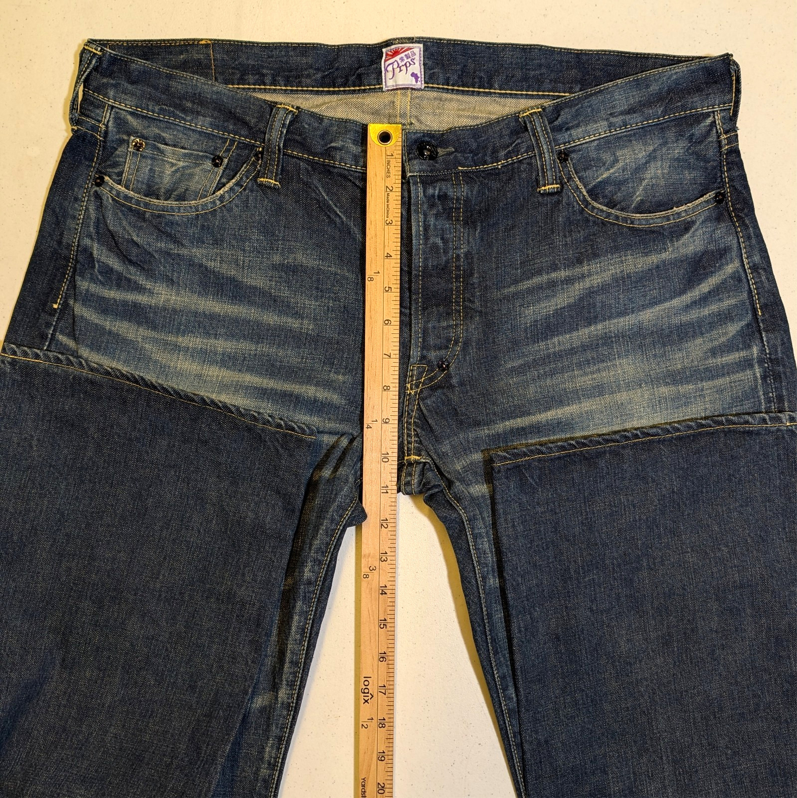 VTG PRPS Japan P45 Selvedge Jeans Men’s 38×34(39×35) Zimbabwe Cotton Relaxed Fit