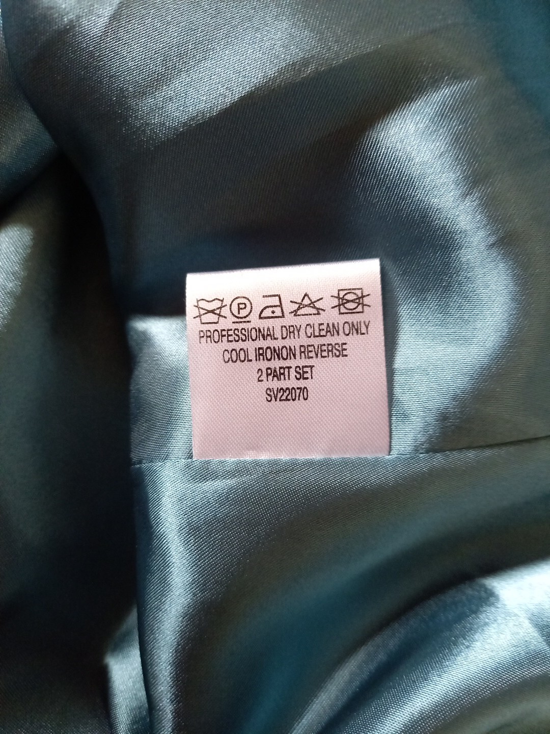 Gina Bacconi Duck Egg Dress & Jacket Faux Silk Embellished Wedding Occasion UK8