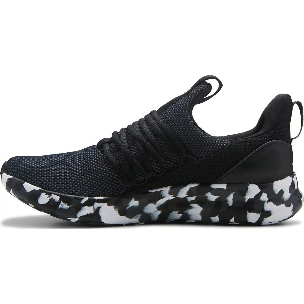 Adidas Lite Racer Adapt 7.0 Mens 8 To 10.5 Slip On Running Sneakers Black White