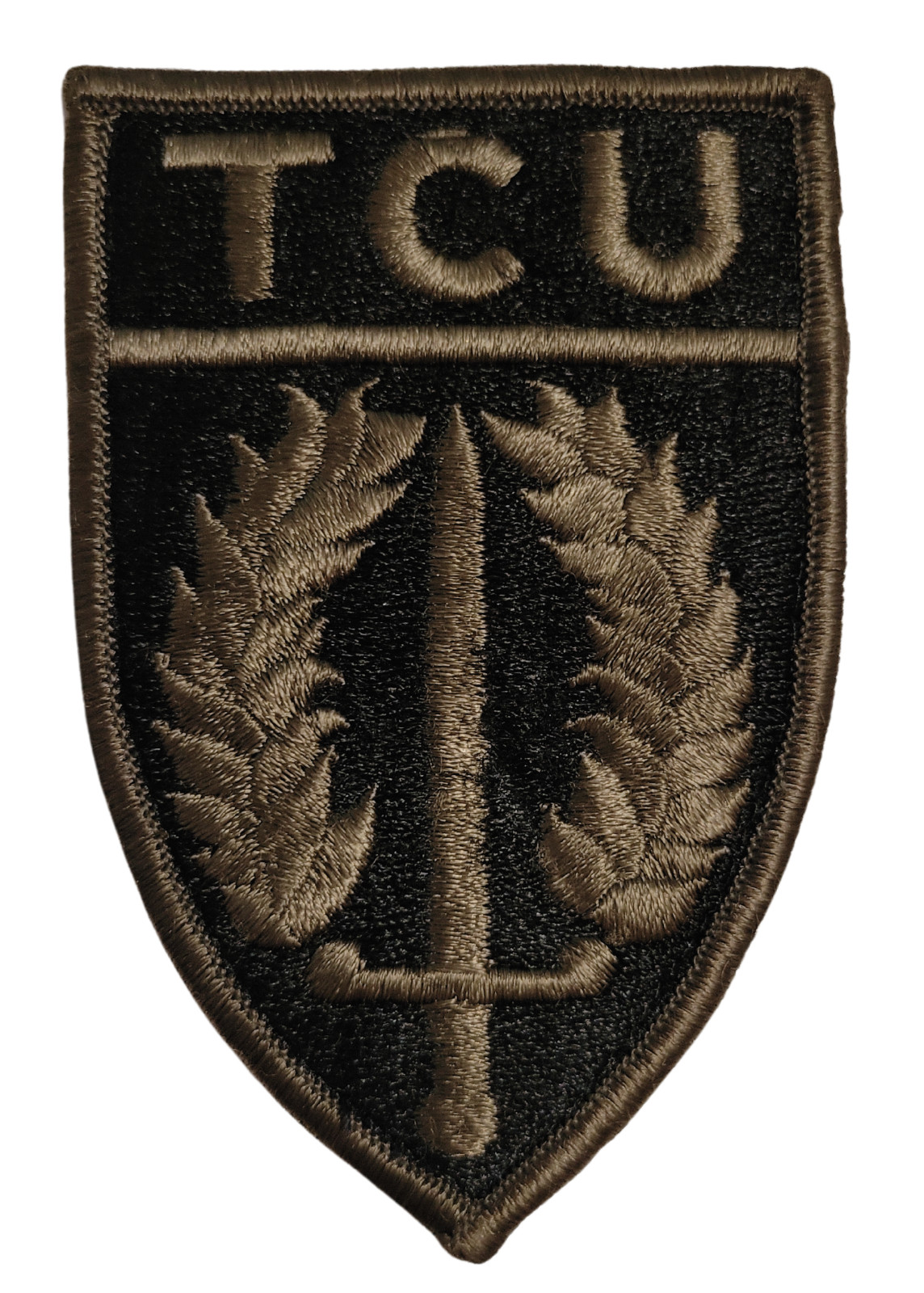 TCU Sword & Laurel Shield Patch *mocinc.1982*