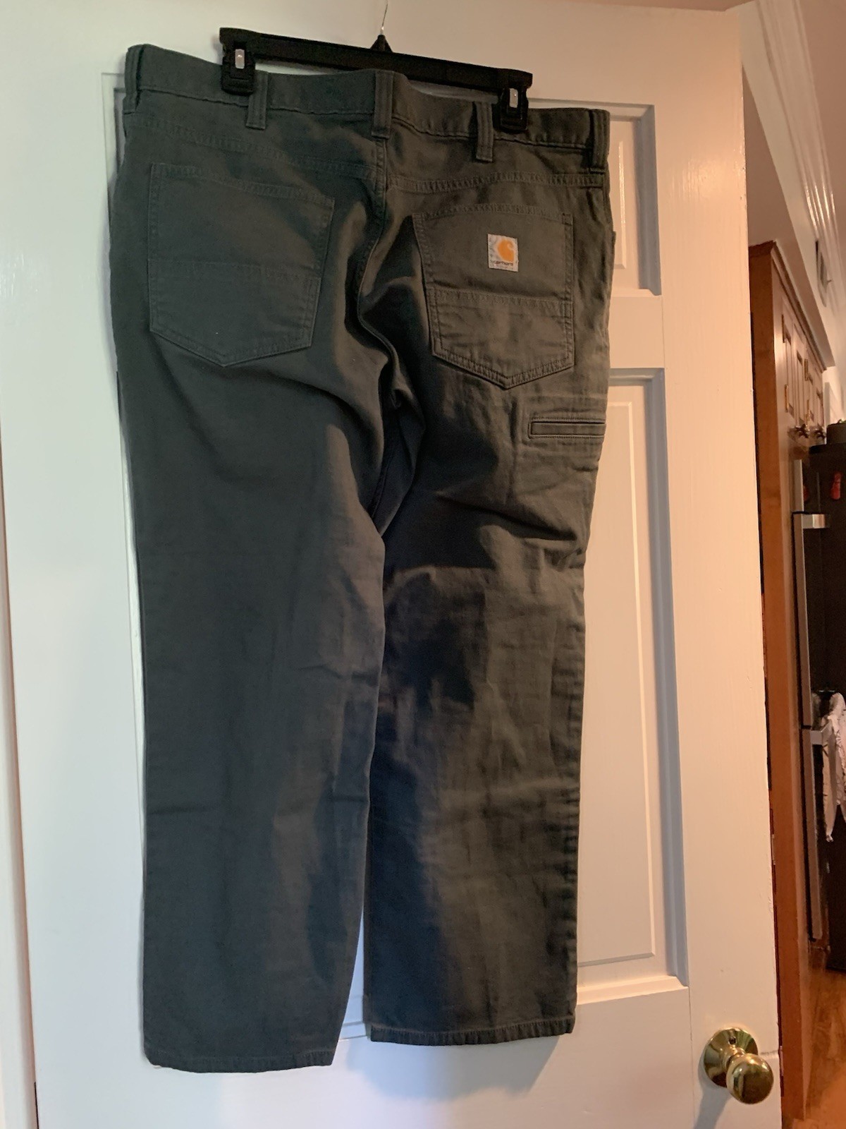 Men’s Carhartt Relaxed Fit 36×28 Olive Green Pants