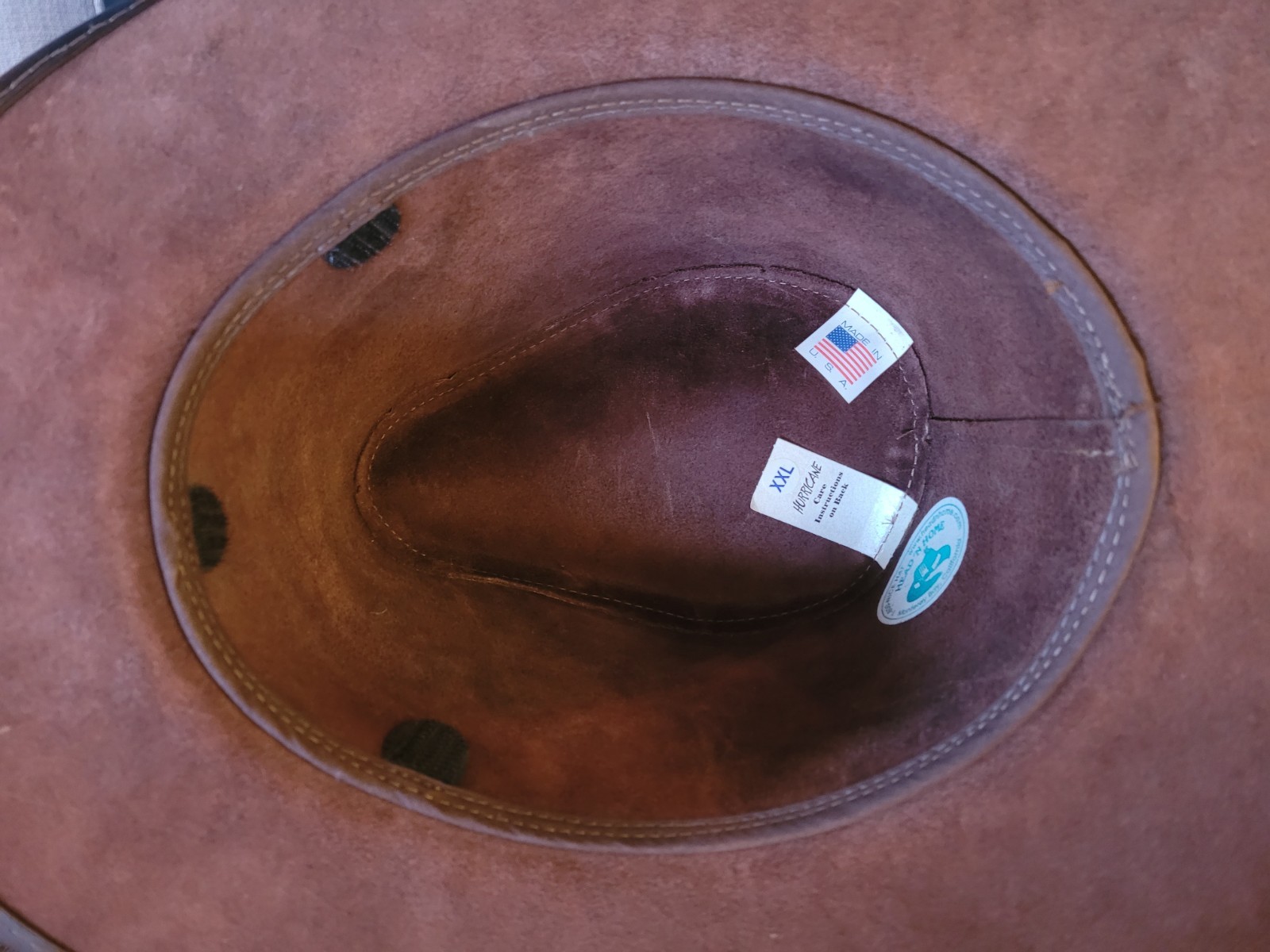 Head N home hat Plainsman Leather Hat