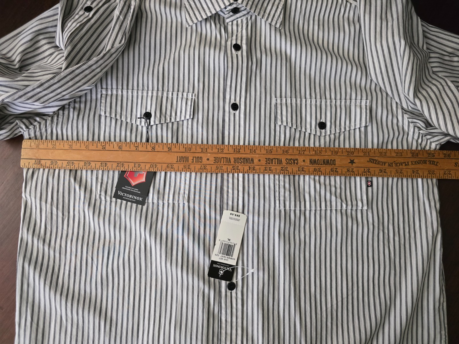 Victorinox Swiss Army Mens Super Fine Cotton Shirt XL NWT $85