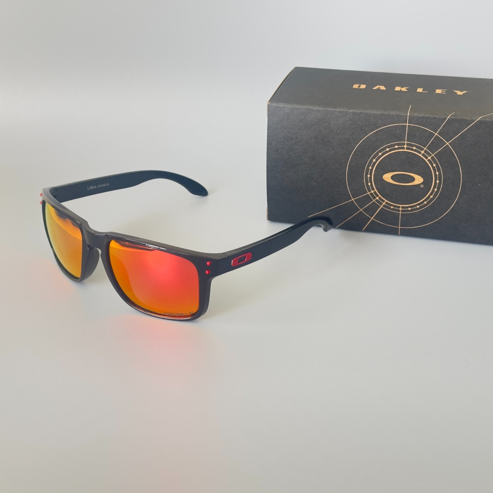 Oakley Holbrook XL OO9417 Black/Prizm Ruby Polarized Sunglasses