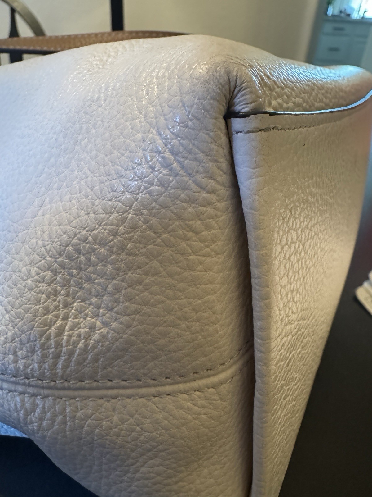 Coach Andy Tote Bag With Embossed Horse And Carriage Logo