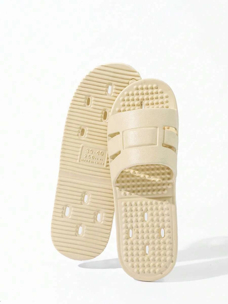 Foldable Travel Slippers Women Quick Dry Non Slip Shower Shoes