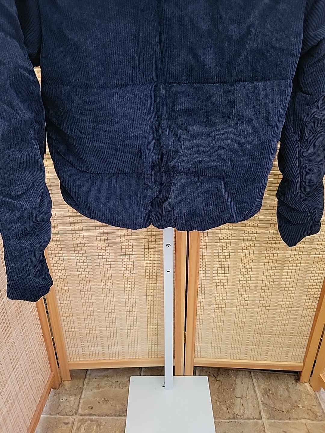 Ambiance Outerwear Jackets Womens Size Medium Blue Polyester Pockets Zipper