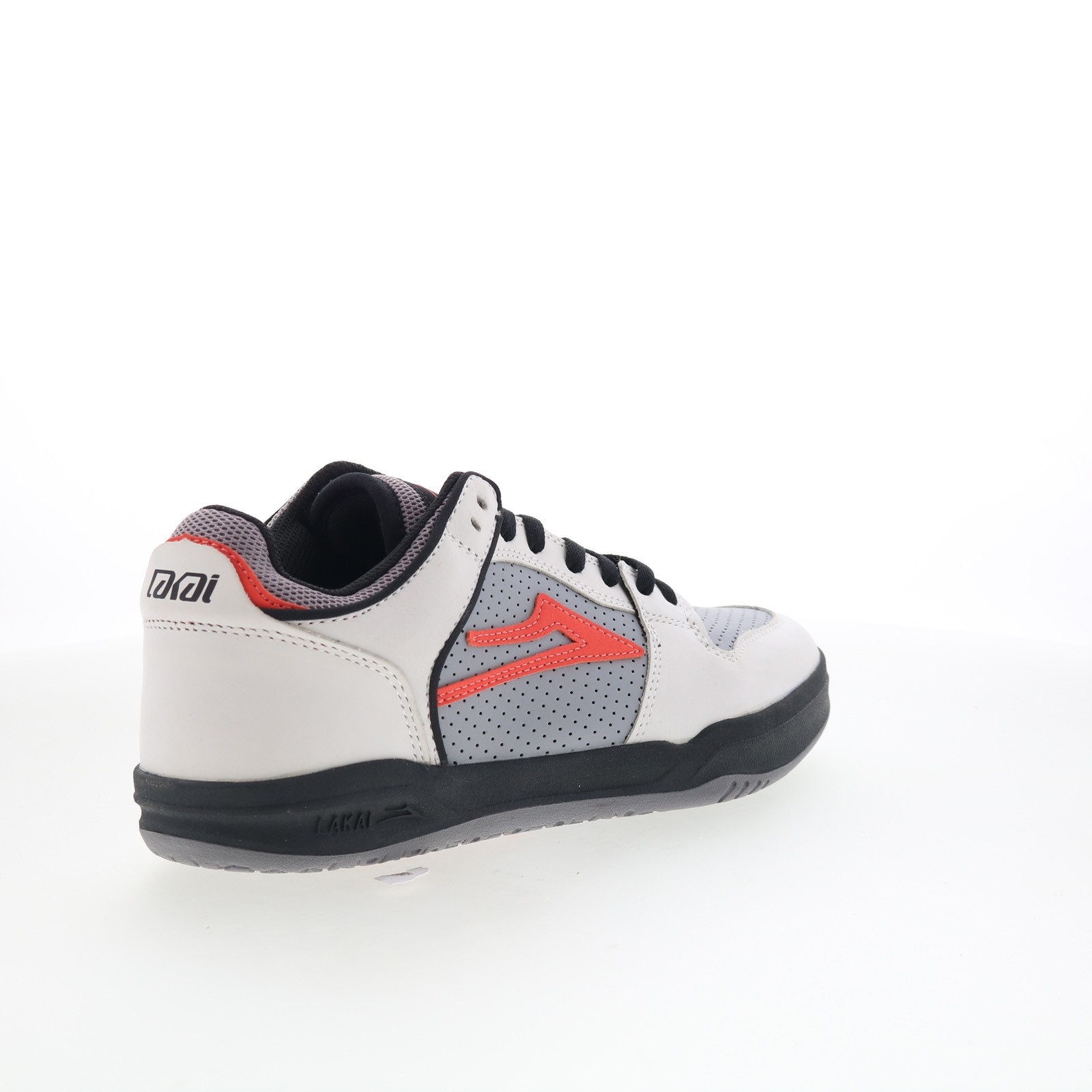 Lakai Telford Low Mens White Suede Lace Up Skate Inspired Sneakers Shoes