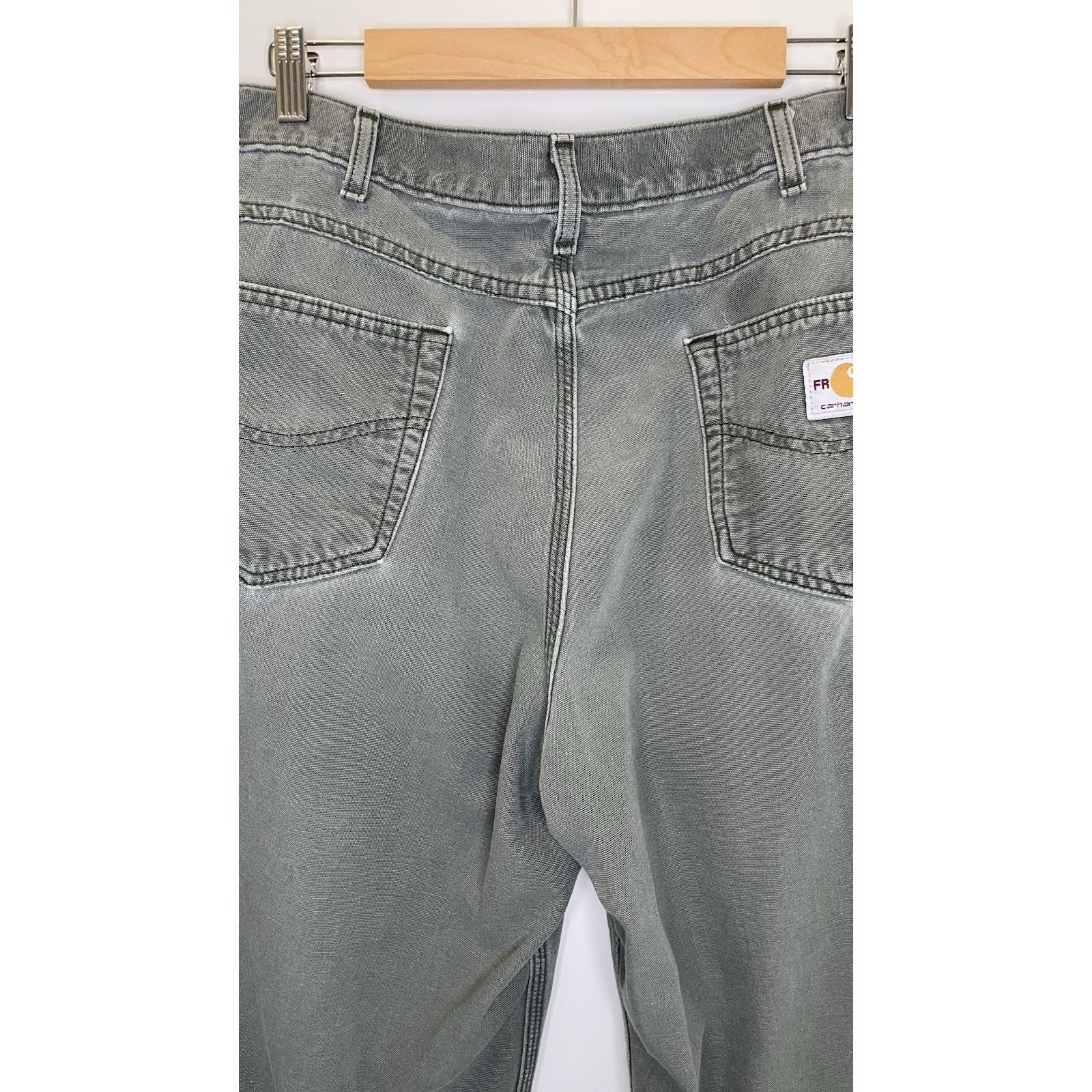 Carhartt FR Flame Resistant Original Carp Pants 2112 CAT2 FRB159-MOS Green 38×32