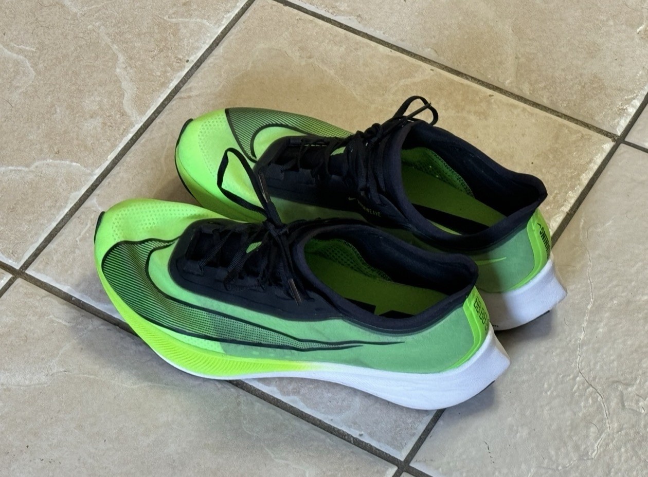 Nike Zoom Fly 3 Neon Green Men’s Size 12 Running Shoes Good Quality