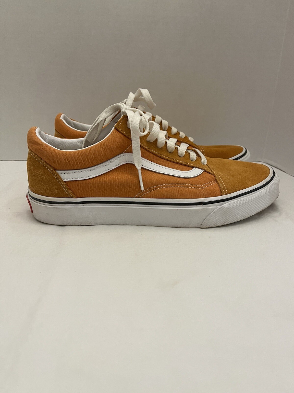 Vans Old Skool Suede Desert Orange Skate Sneakers Size 8.5 Men 10 Women