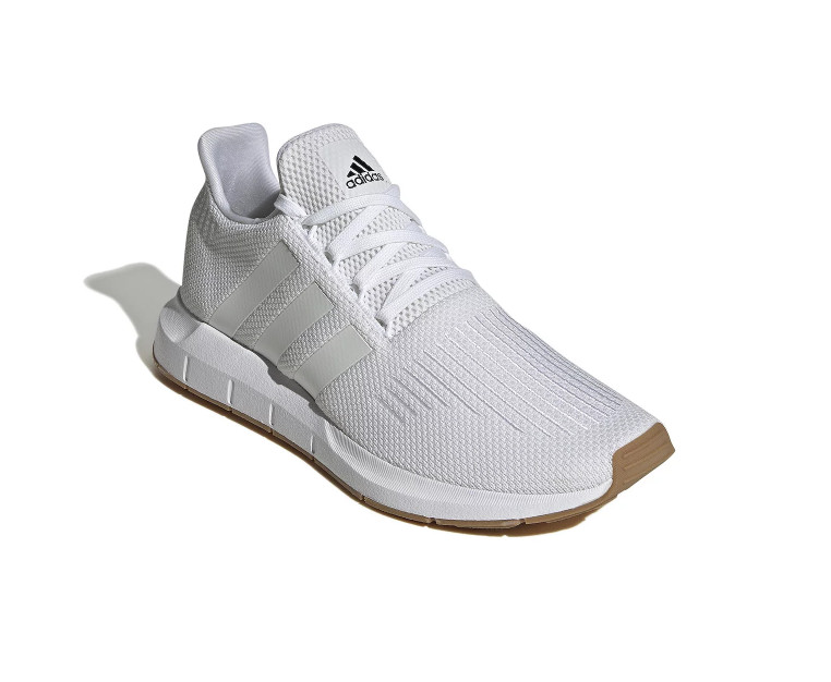 adidas Swift Run 1.0 Men’s White White Gum Casual Running Shoes Knit