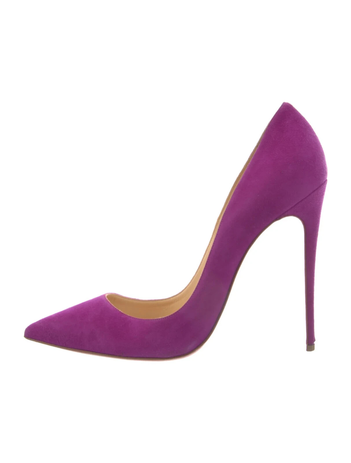 CHRISTIAN LOUBOUTIN Purple So Kate 120mm Suede Pumps SZ 9.5 39.5 Good &Box &Bag