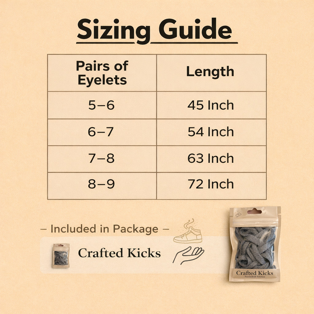 Premium Flat Sneaker Replacement shoe laces for Air Jordan , Air force , Dunk