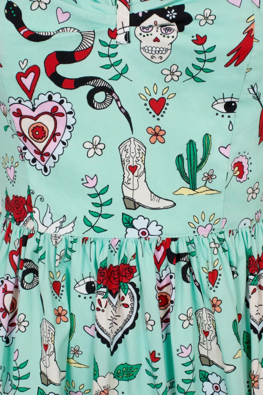 Hell bunny Tijuana Midi Dress L