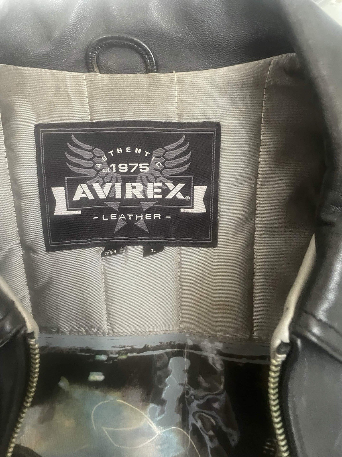 Avirex Vintage Authentic Leather Jacket 3XL