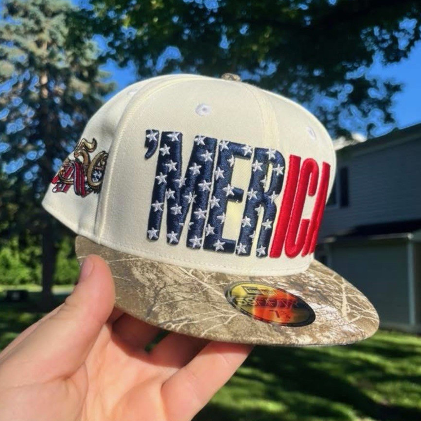 New Era 59Fifty ‘Merica 250th Anniversary RealTree Camo Fitted Size 7 3/4